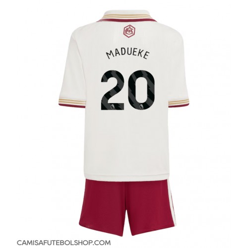 Camisa de time de futebol Arsenal Noni Madueke #20 Replicas 3º Equipamento Infantil 2025-26 Manga Curta (+ Calças curtas)